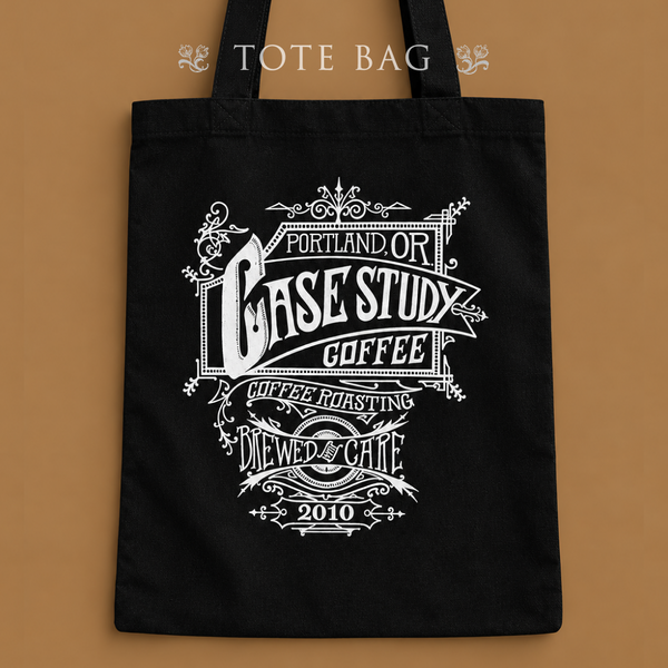 Black Logo Tote Bag
