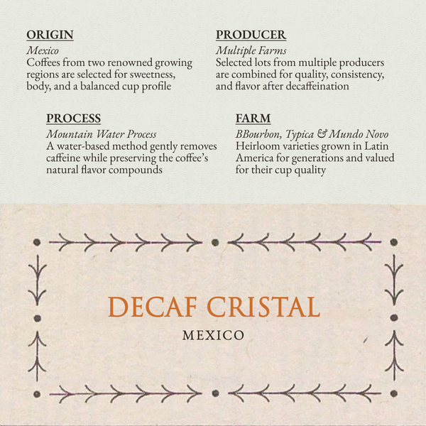 Decaf Mexico Cristal Select (MWP)