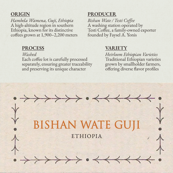 Ethiopia Guji Bishan Wate (Washed)