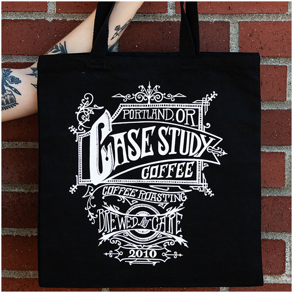 Black Logo Tote Bag